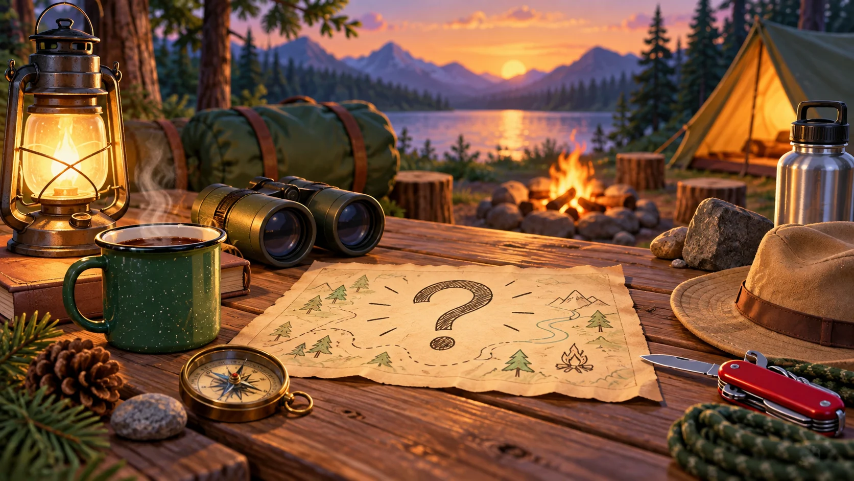 Camping Riddles riddles visual