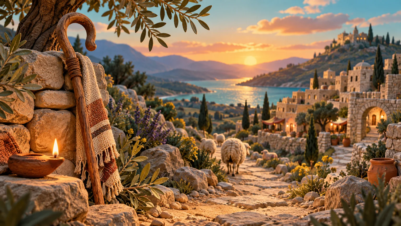 Bible Riddles visual for the life of jesus and his followers