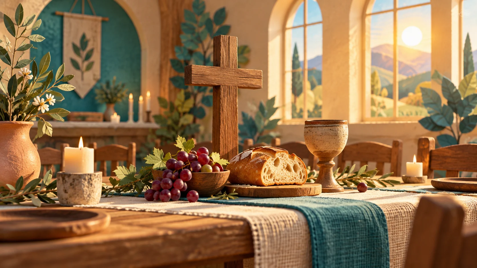 Christian Riddles visual for christian symbols, teachings, and celebrations