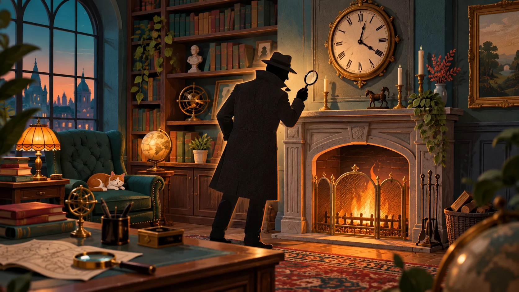 Murder Mystery Riddles visual for trace evidence and final cases