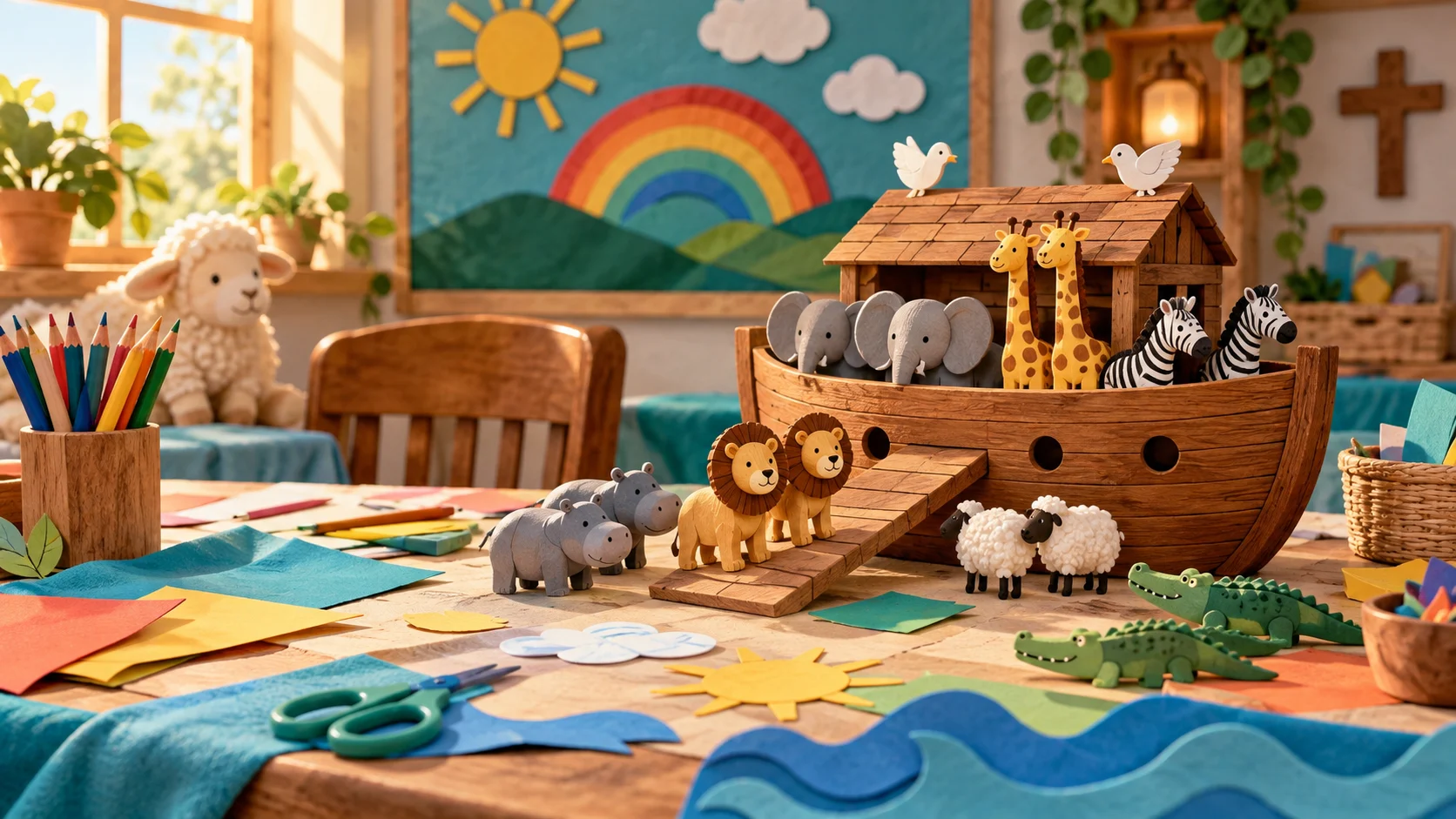 Sunday School Riddles visual for parables, books, and faith